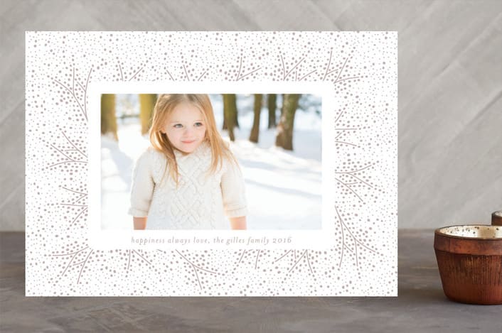 "berries and berries" - Retired Holiday Cards in Snow by Phrosné Barwood - Front