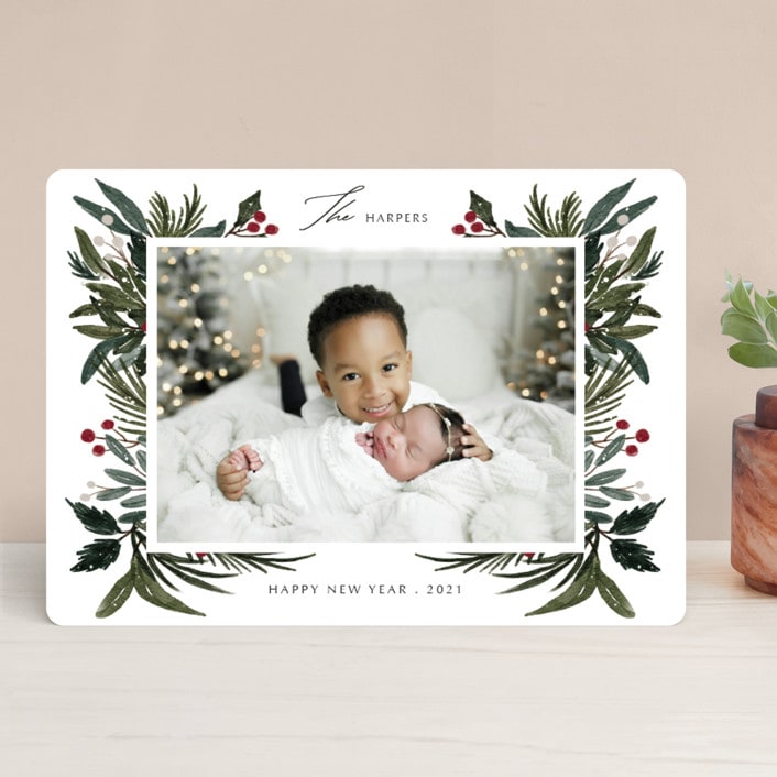 "Festive Love" - Retired Holiday Cards in Fern by Elly - Front