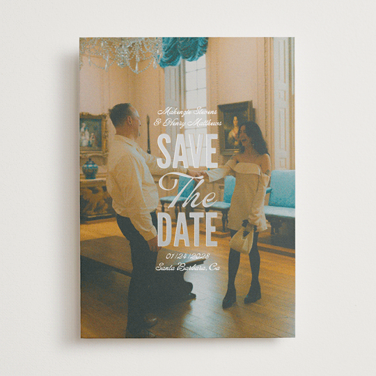 "Full Page" - Save the Dates in Lily by Owl and Toad - Front