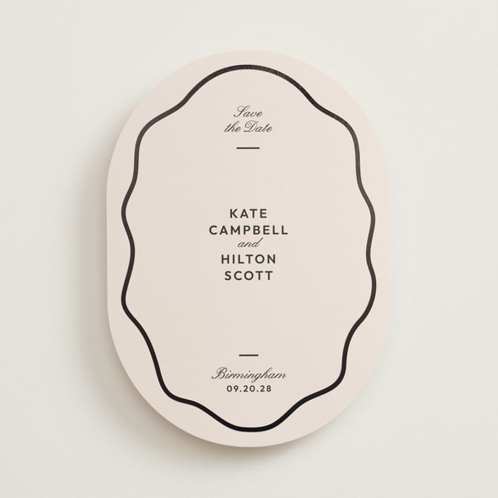"Croquet" - Save the Dates in Ink by Megan Davis - Front