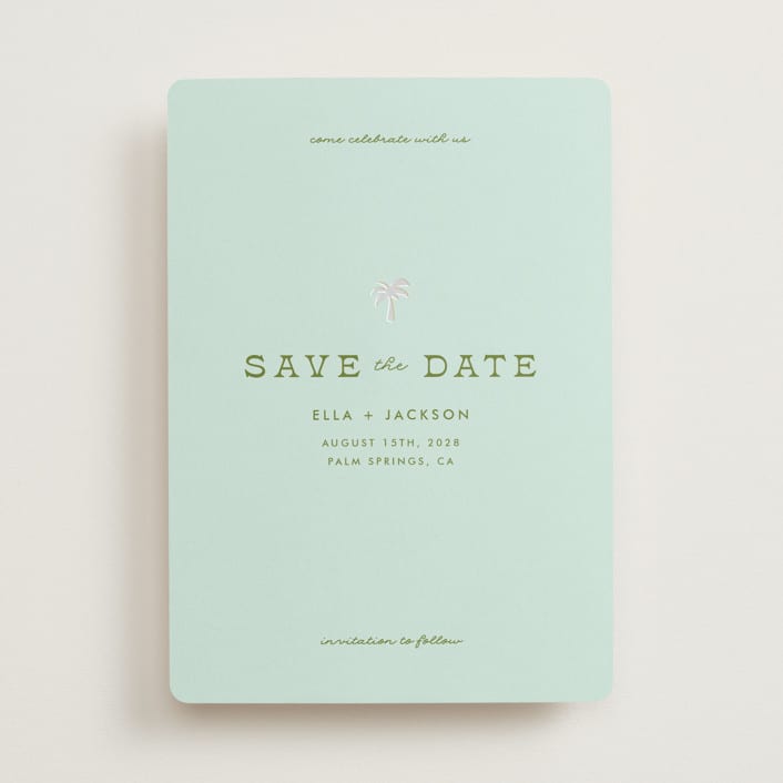 "Vacation" - Save the Dates in Ocean by Olivia Goree - Front
