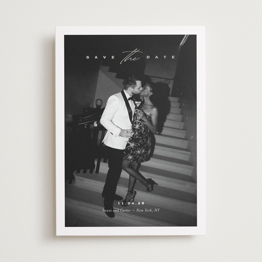 "Casual Elegance" - Save the Dates in Diamond by Eric Clegg - Front
