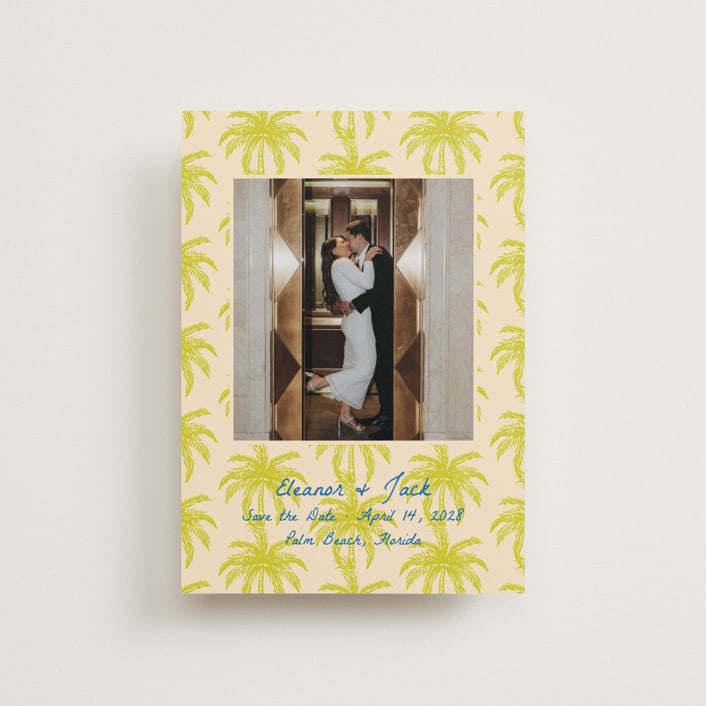 "Palm Beach" - Save the Dates in Limon by Megan Davis - Front