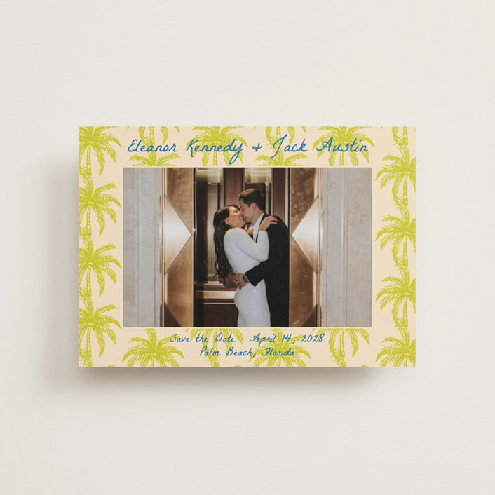 "Palm Beach" - Save the Dates in Limon by Megan Davis - Front