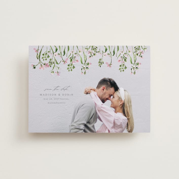 "Growing Together" - Save the Dates in Petunia by Claudia Orengo - Front