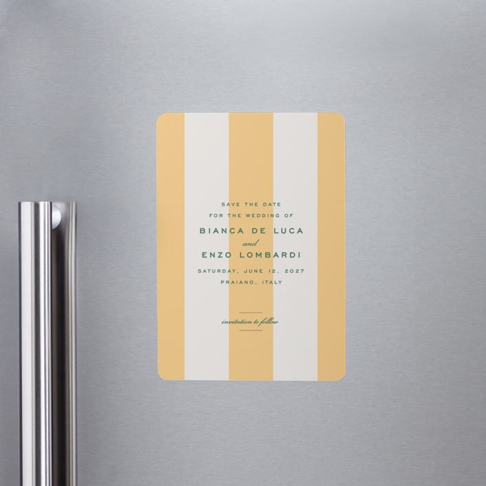 "Campania" - Save the Dates in Sorbetto by Megan Davis - Front