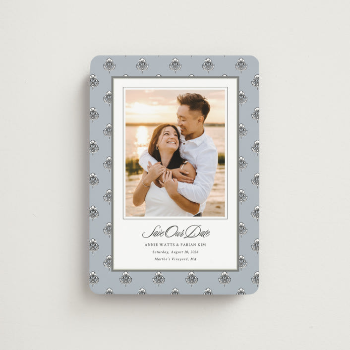 "Sophisticated Charm" - Save the Dates in Classic by Cindy Reynolds - Front