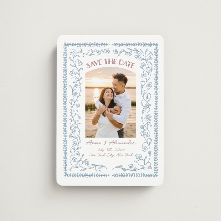 "Perfect Day" - Save the Dates in Aquamarine by Elisa Lara Campos - Front