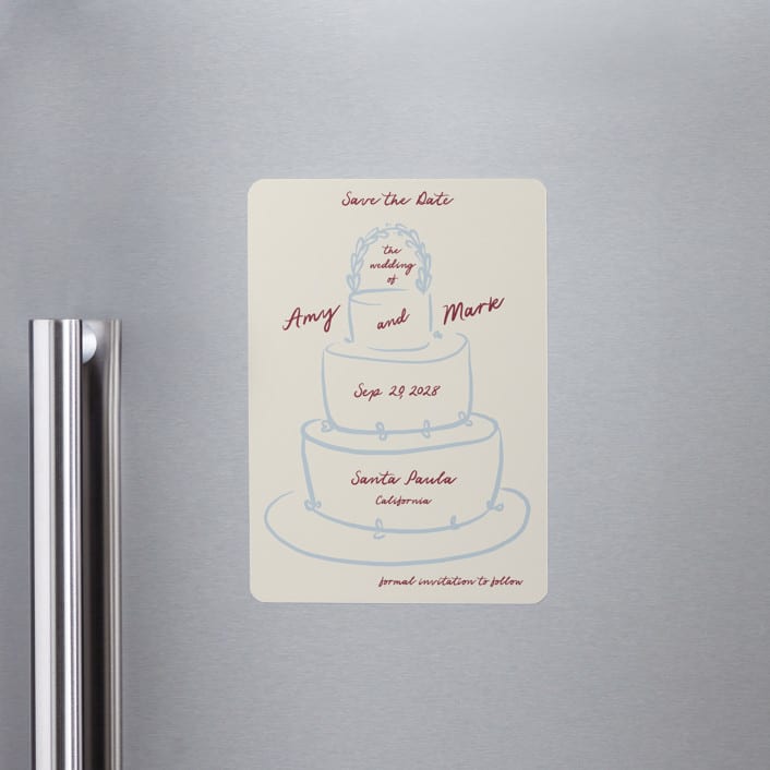 "Cake" - Save the Dates in Chiffon by Ani Somi - Front