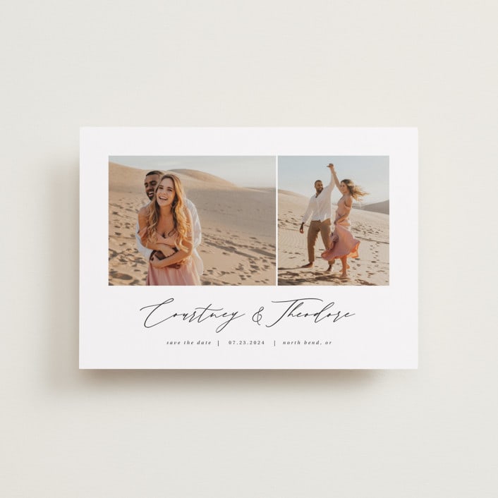 "Moments" - Save the Dates in Pearl by Paula Pecevich - Front