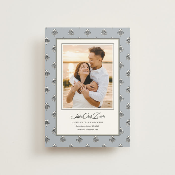 "Sophisticated Charm" - Save the Dates in Classic by Cindy Reynolds - Front