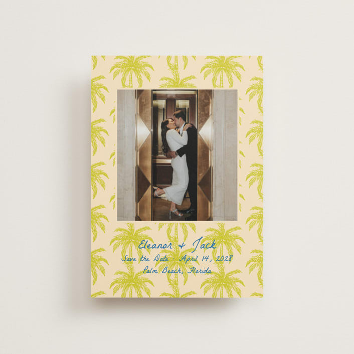 "Palm Beach" - Save the Dates in Limon by Megan Davis - Front