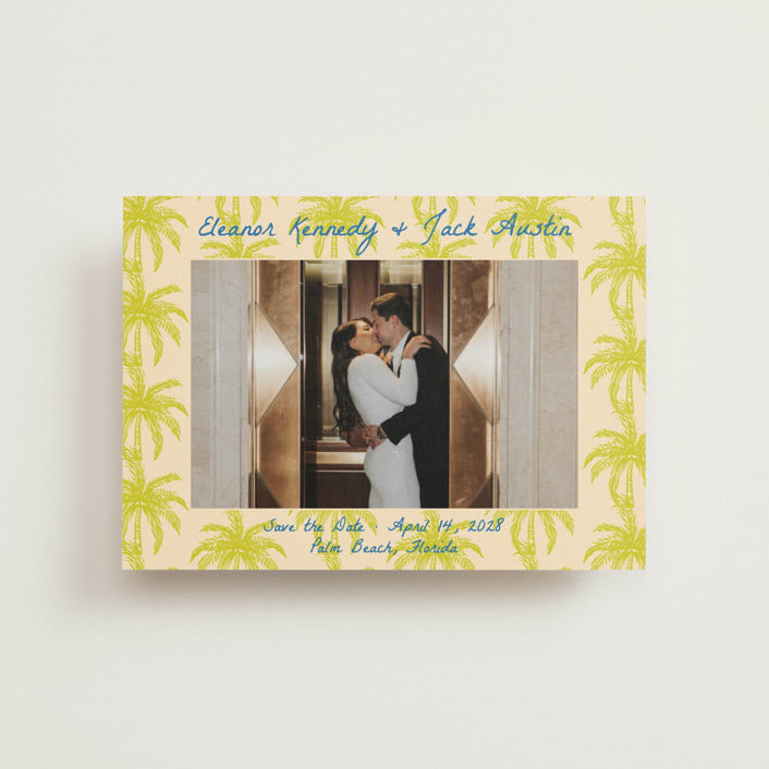 "Palm Beach" - Save the Dates in Limon by Megan Davis - Front