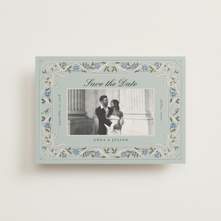 "Romantic Elegance" - Save the Dates in Sky by Ana de Sousa - Front