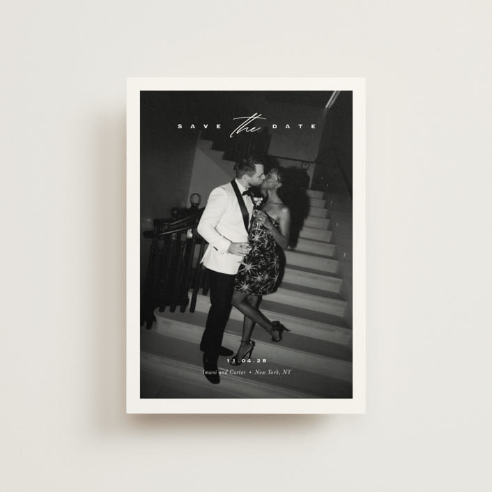 "Casual Elegance" - Save the Dates in Diamond by Eric Clegg - Front