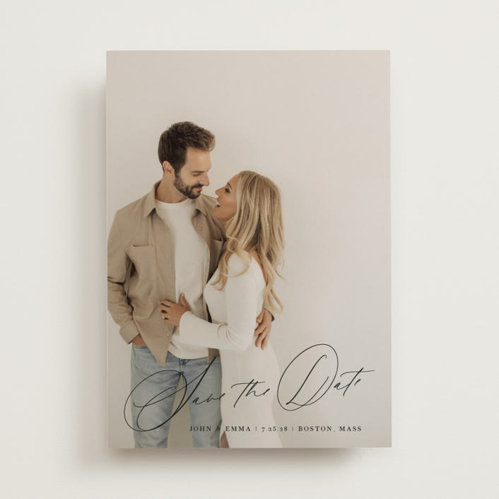 "symphony us" - Save the Dates in Inked by Design Lotus - Front