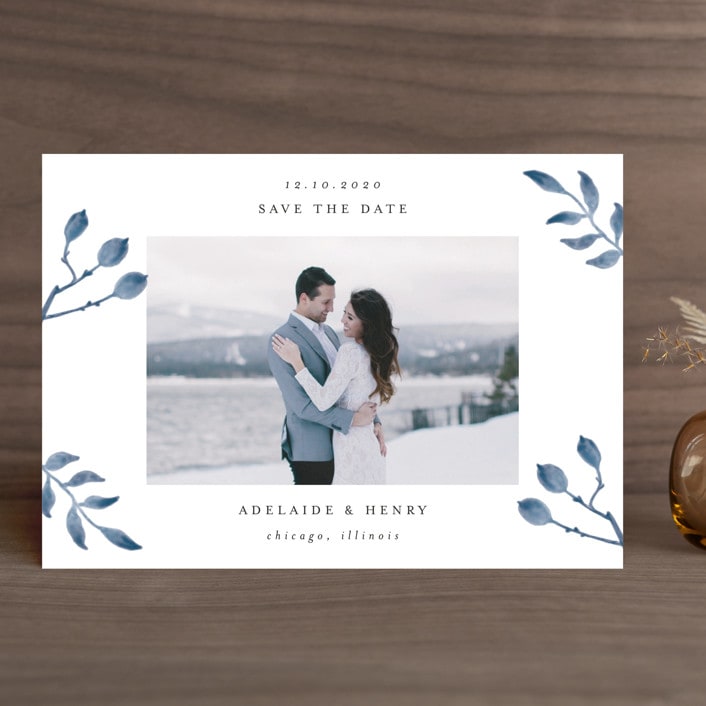 "Serenity" - Save the Dates in Nigella by Lehan Veenker - Front