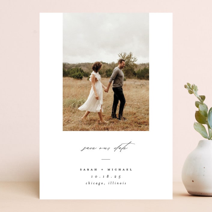 "Love Story" - Save the Dates in Cloud by Carolyn Nicks - Front