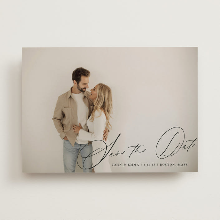 "symphony us" - Save the Dates in Inked by Design Lotus - Front