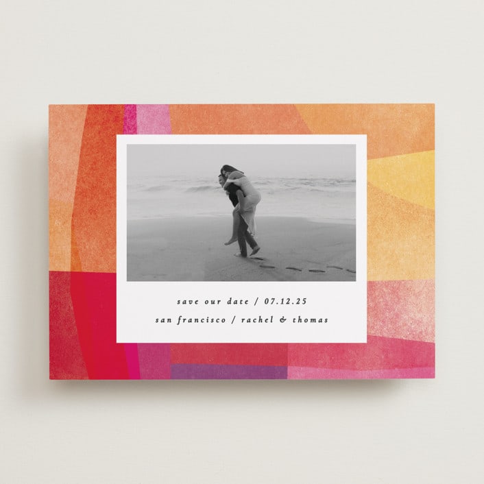"So Happy" - Save the Dates in Happiness by Sumak Studio - Front