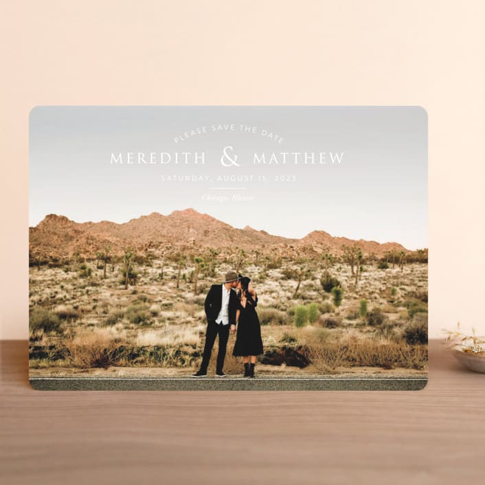 "Mark Your Calendar" - Save the Dates in Cloud by Erin Deegan - Front