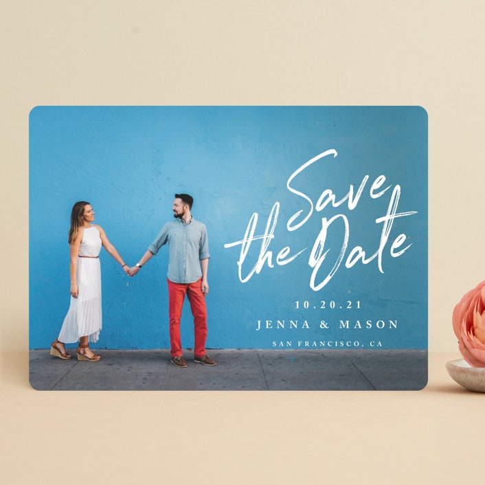 "Jot It Down" - Save the Dates in Pearl by Owl and Toad - Front