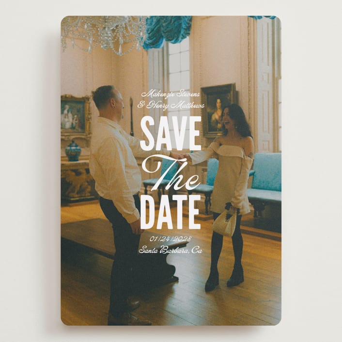 "Full Page" - Save the Dates in Lily by Owl and Toad - Front