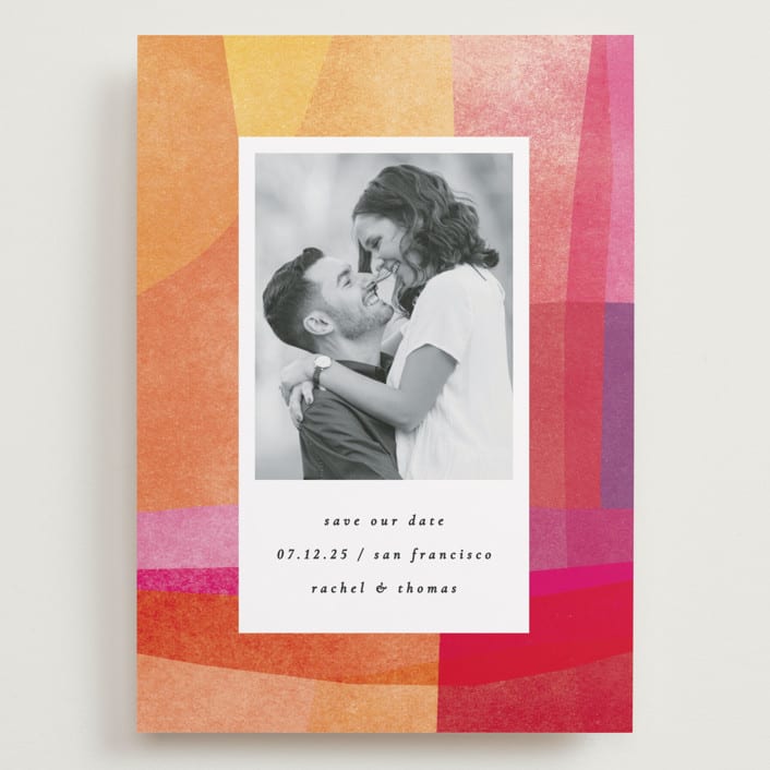 "So Happy" - Save the Dates in Happiness by Sumak Studio - Front