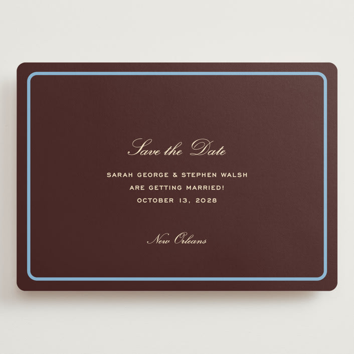 "Aperitif" - Save the Dates in Fig by Megan Davis - Front