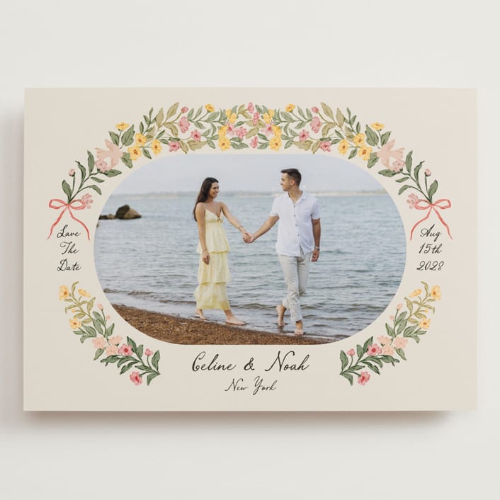 "Spring" - Save the Dates in Spring by Elly - Front