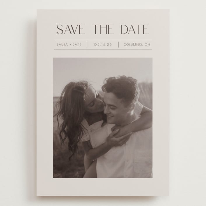 "you and me" - Save the Dates in Mist by Christy Hy Lee - Front