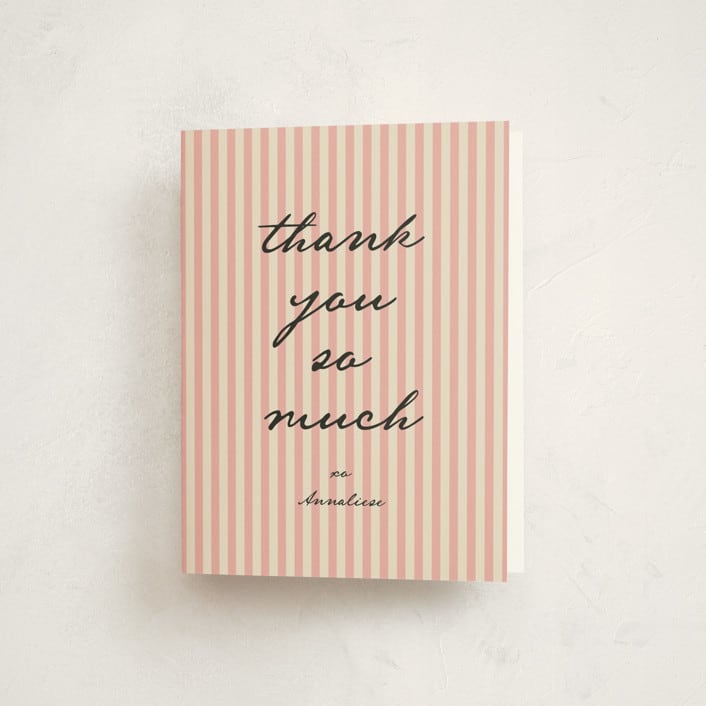 "pajama party" - Sweet Sixteen Party Thank You Cards in Bubblegum by Kamala Nahas - Front