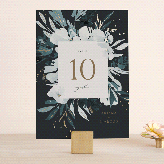 "Romance" - Table Numbers in Neptune by Leah Bisch - Front