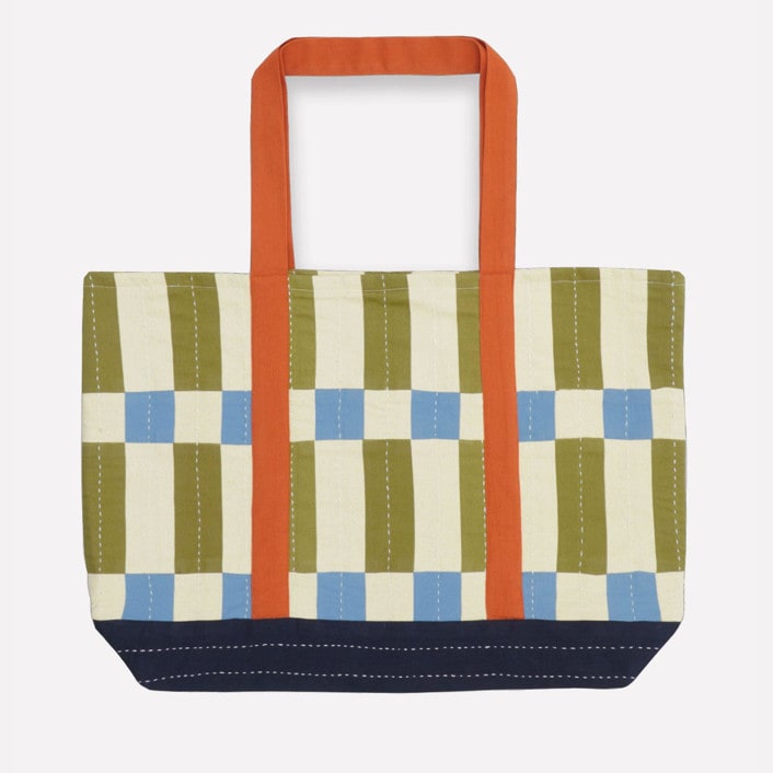 【____ 】The Bagmati LIC TOTE BAG Tile Canvas Tote Bag Tote Bag by Anchal | Minted
