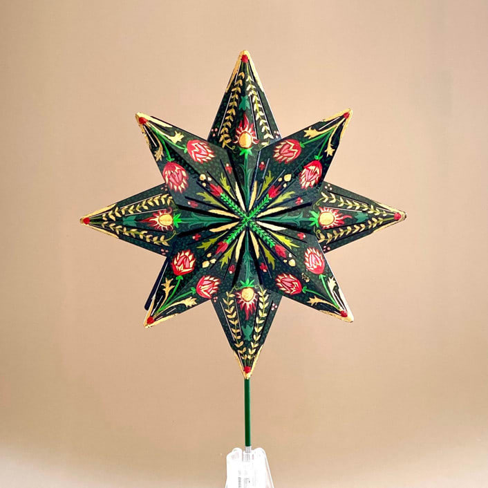 Christmas Laurel Topper by Emily Morris