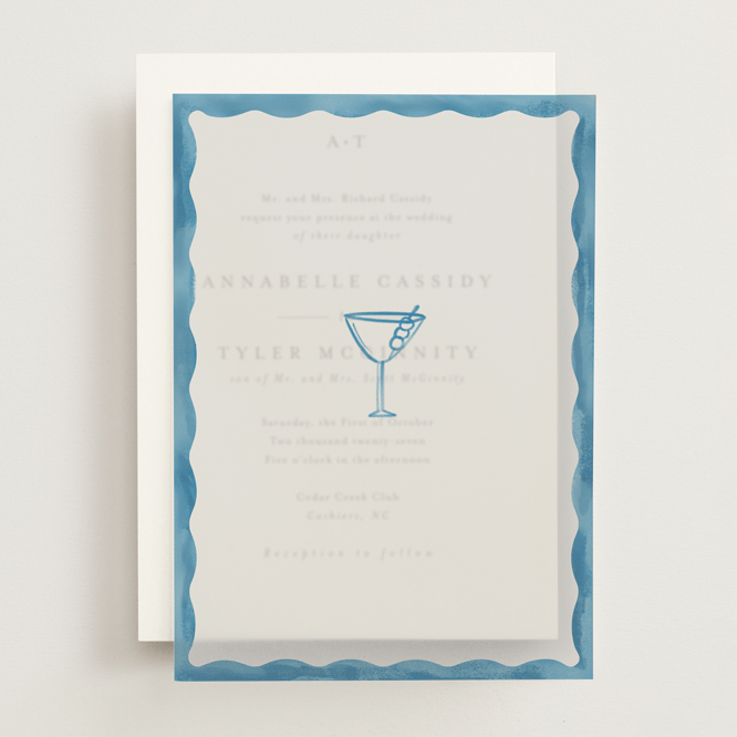 "Formal scallop" - Vellum Overlays in Almalfi by Creo Study - Front