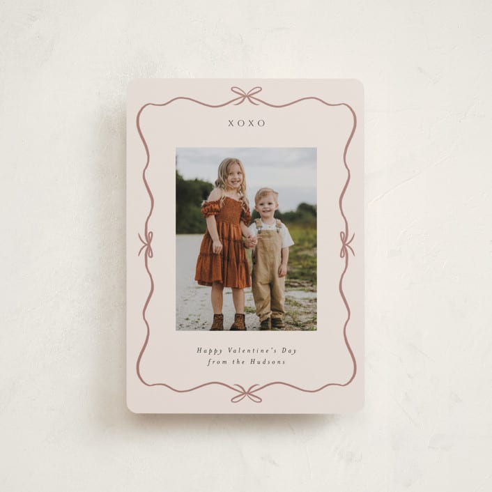 "Smitten" - Valentine's Day Cards in Petal by Nicoletta Savod - Front
