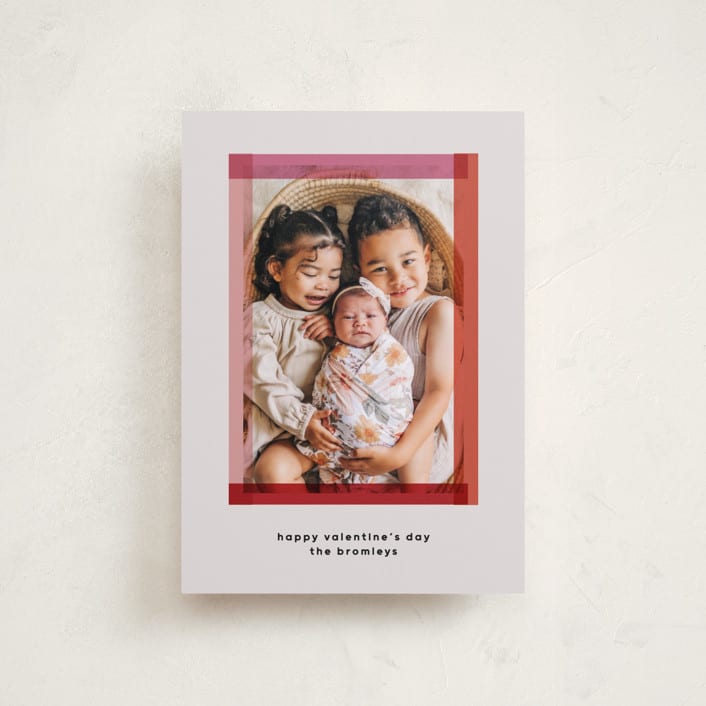 "colorful frame" - Valentine's Day Cards in Mocha by Lori Wemple - Front