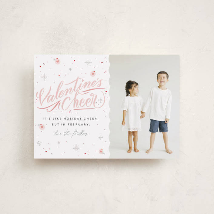 "Valentine's Cheer" - Valentine's Day Cards in Petal by Stephanie Hawkes - Front