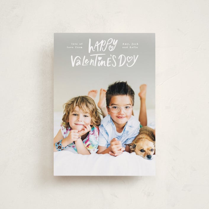 "Playful Valentine type" - Valentine's Day Cards in Lily by Creo Study - Front