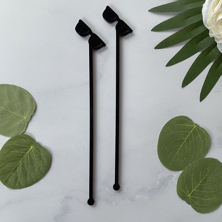 Sunglasses Stir Sticks by Atomic Kraftworks