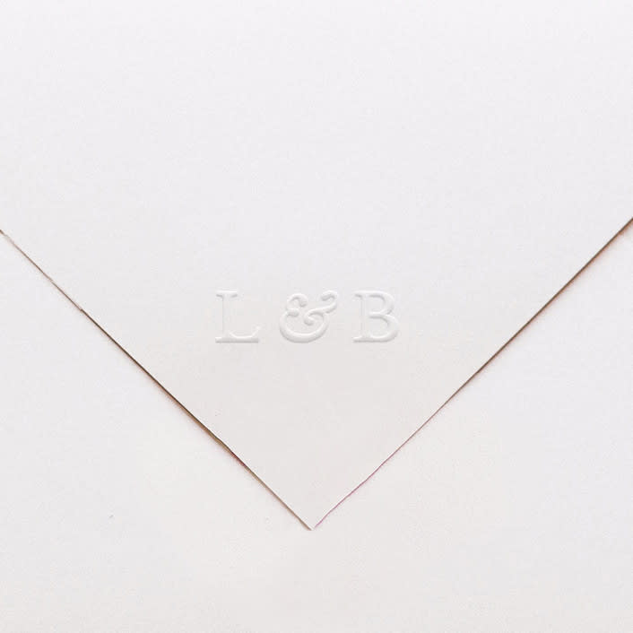 "Custom Monogram Embosser No. 6" - Embossers in black by Cedar and Grey
