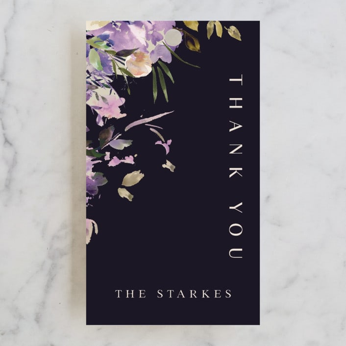 "goddess" - Wedding Favor Tags in Midnight by Lori Wemple - Front