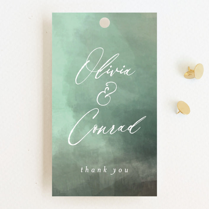 "Meadow" - Wedding Favor Tags in Meadow by Eric Clegg - Front