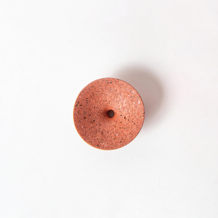 "Coral Terrazzo Dimple Wall Hook, Small" - Wall Hooks in red by Pretti.Cool