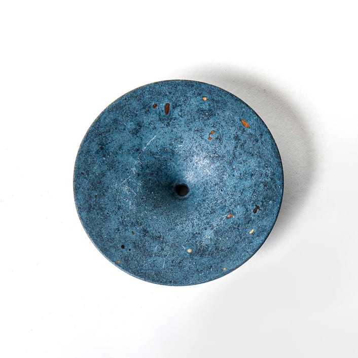 "Cobalt Terrazzo Dimple Wall Hook, Medium" - Wall Hooks in blue by Pretti.Cool
