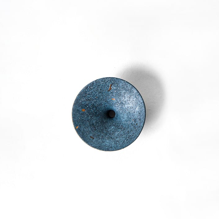 "Cobalt Terrazzo Dimple Wall Hook, Small" - Wall Hooks in blue by Pretti.Cool