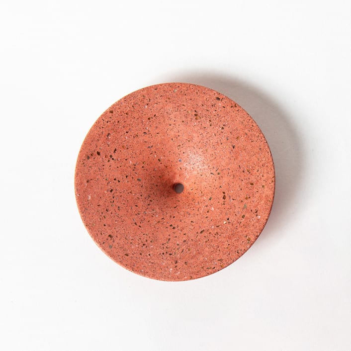 "Coral Terrazzo Dimple Wall Hook, Medium" - Wall Hooks in red by Pretti.Cool