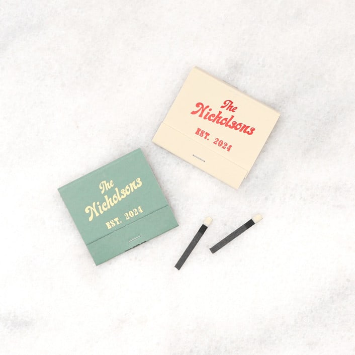 Retro Names Matchbooks by ForYourParty