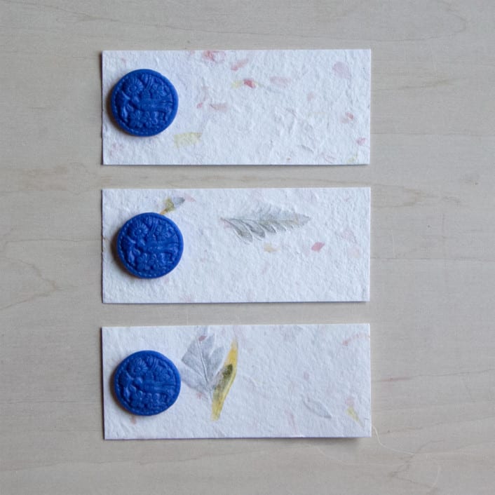 "Woodland Place Cards (Set of 25)" - Place and Escort Cards in blue by Clover and Lamb